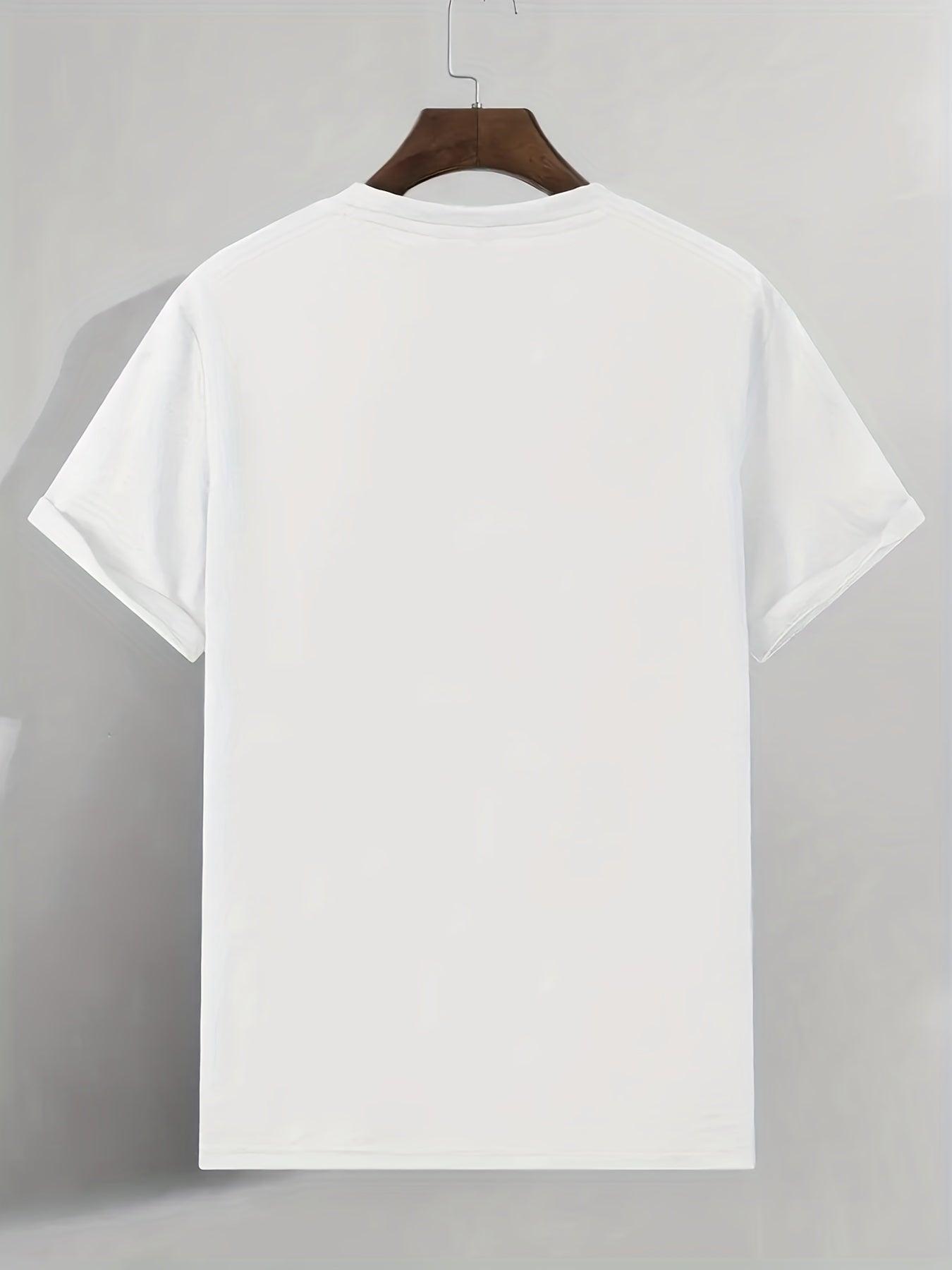 Men's Fashion Hot Selling Cross Nail Print T Shirt For Summer, Casual Short Sleeve Crew Neck Graphic