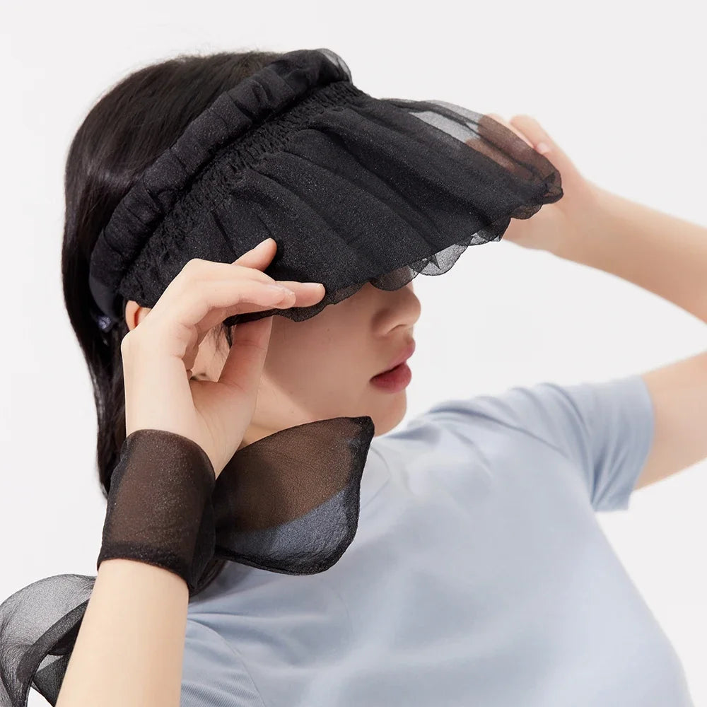 OhSunny Womens Sun Visor Hat Wide Brim Caps