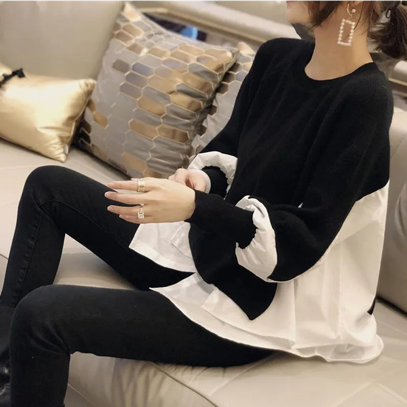 Women's sweater popular fall and winter tops