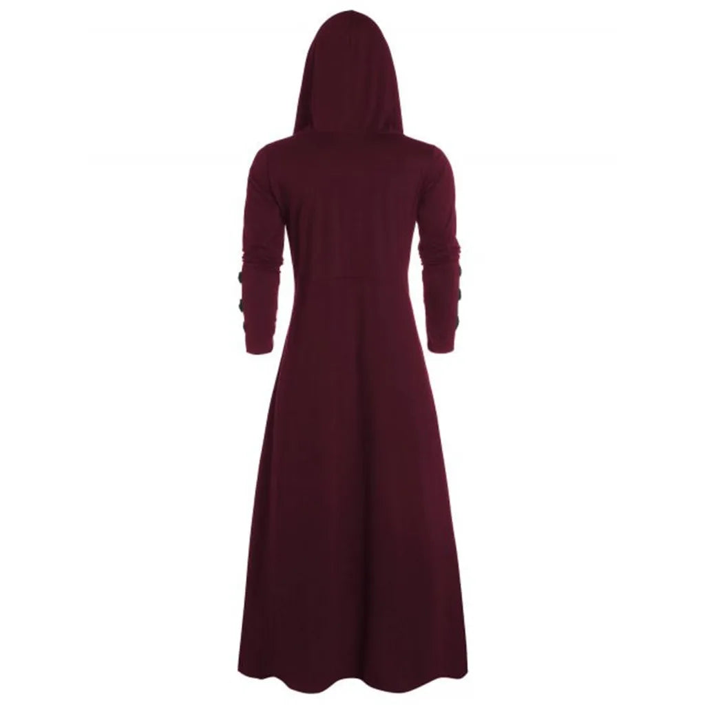 2024 New Men's Retro Steam Punk Gothic Windbreaker Coat