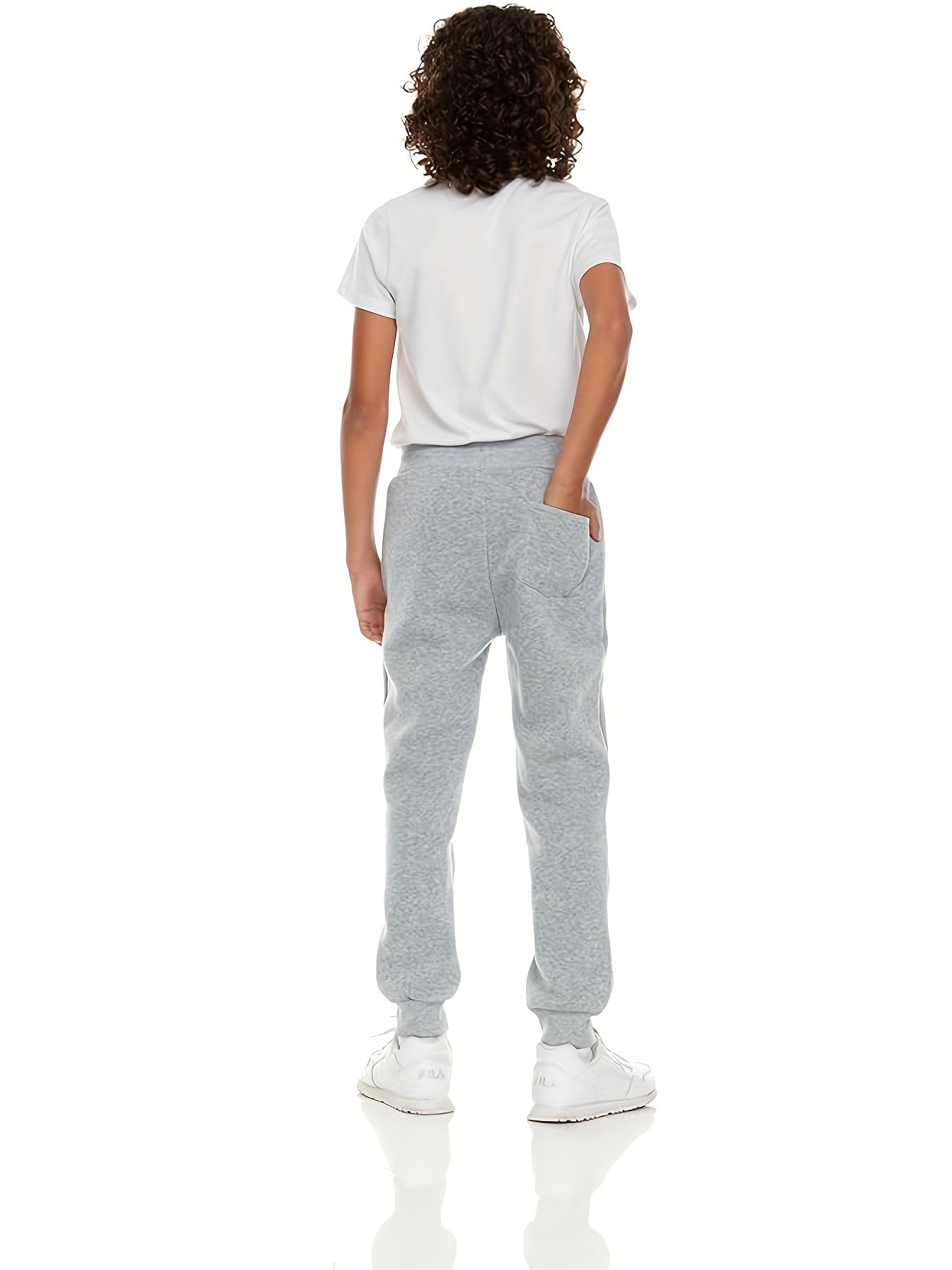 3-Pack Boys' Trousers With Zippered Pockets With Drawstrings,