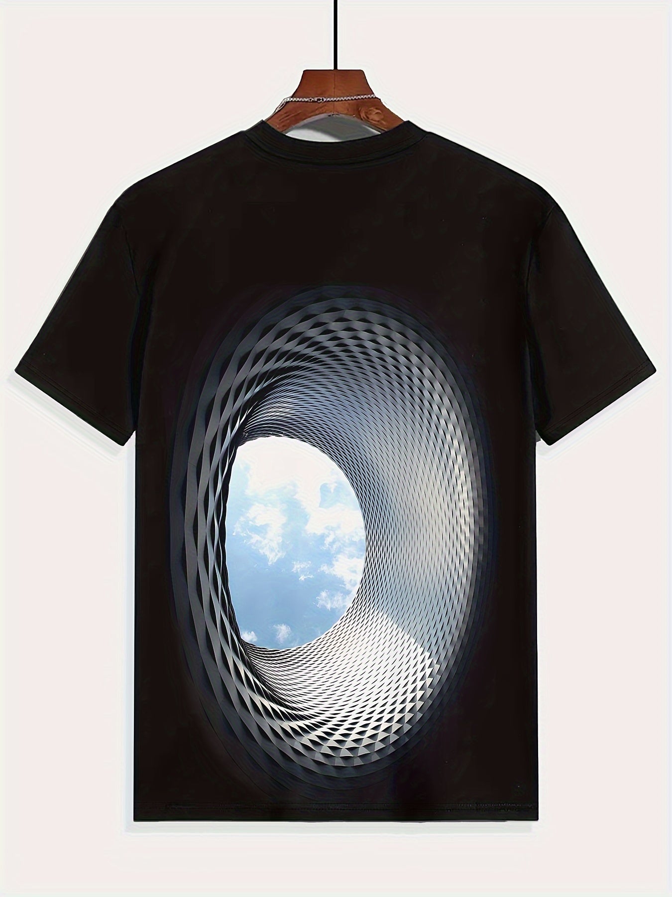 Men'S 3D Galaxy Print T-Shirt, Casual Short Sleeve Crew Neck Tops,