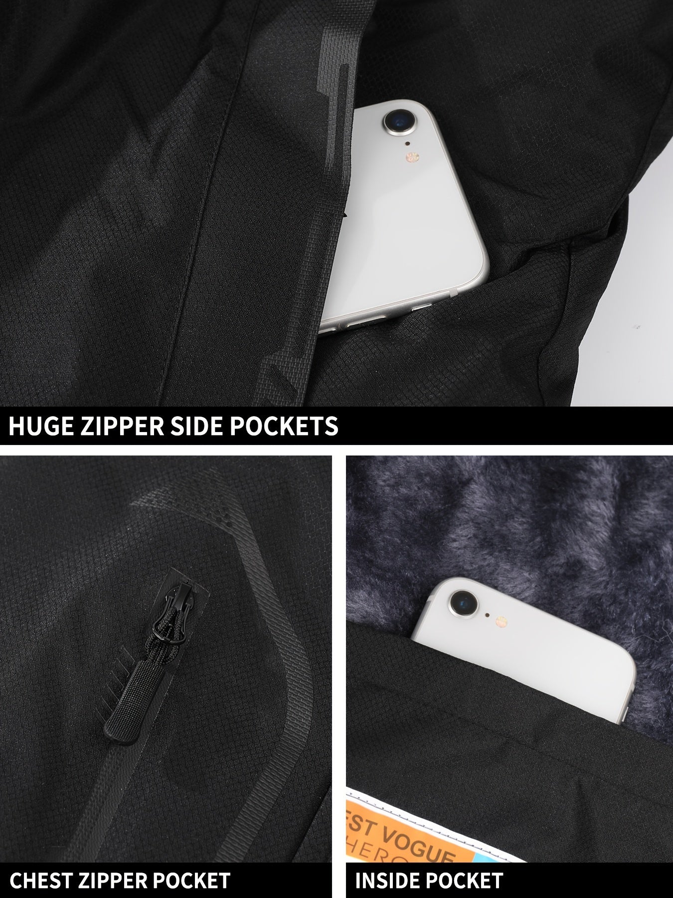 Men's Windproof Mountain Ski Jacket