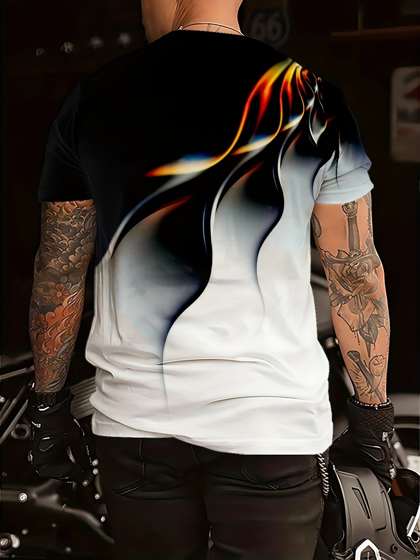 Large Size Men's Summer Breathable Shirt Comfortable American Daily Wear