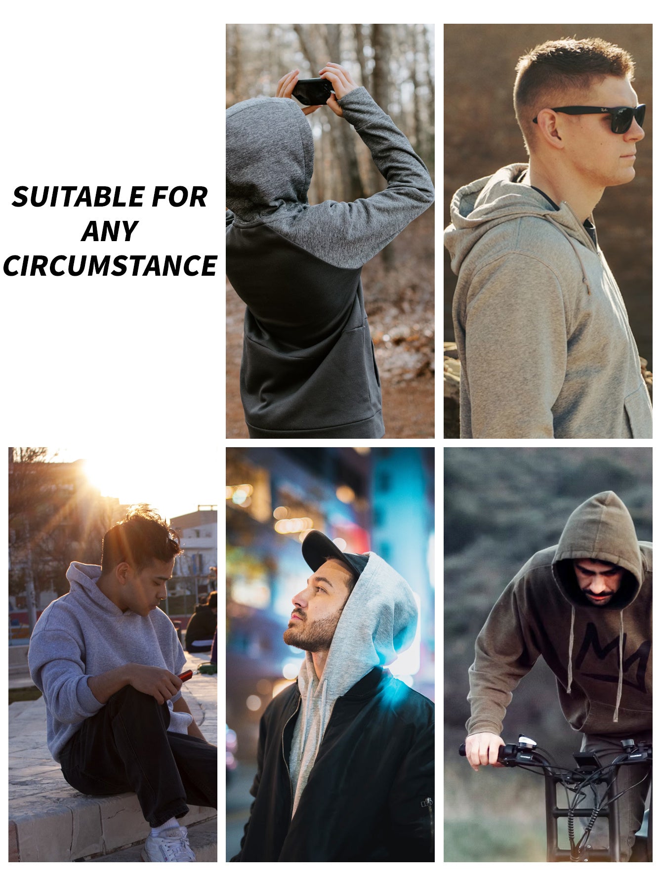 Fleece Full Zip Up Hooded Winter Jacket