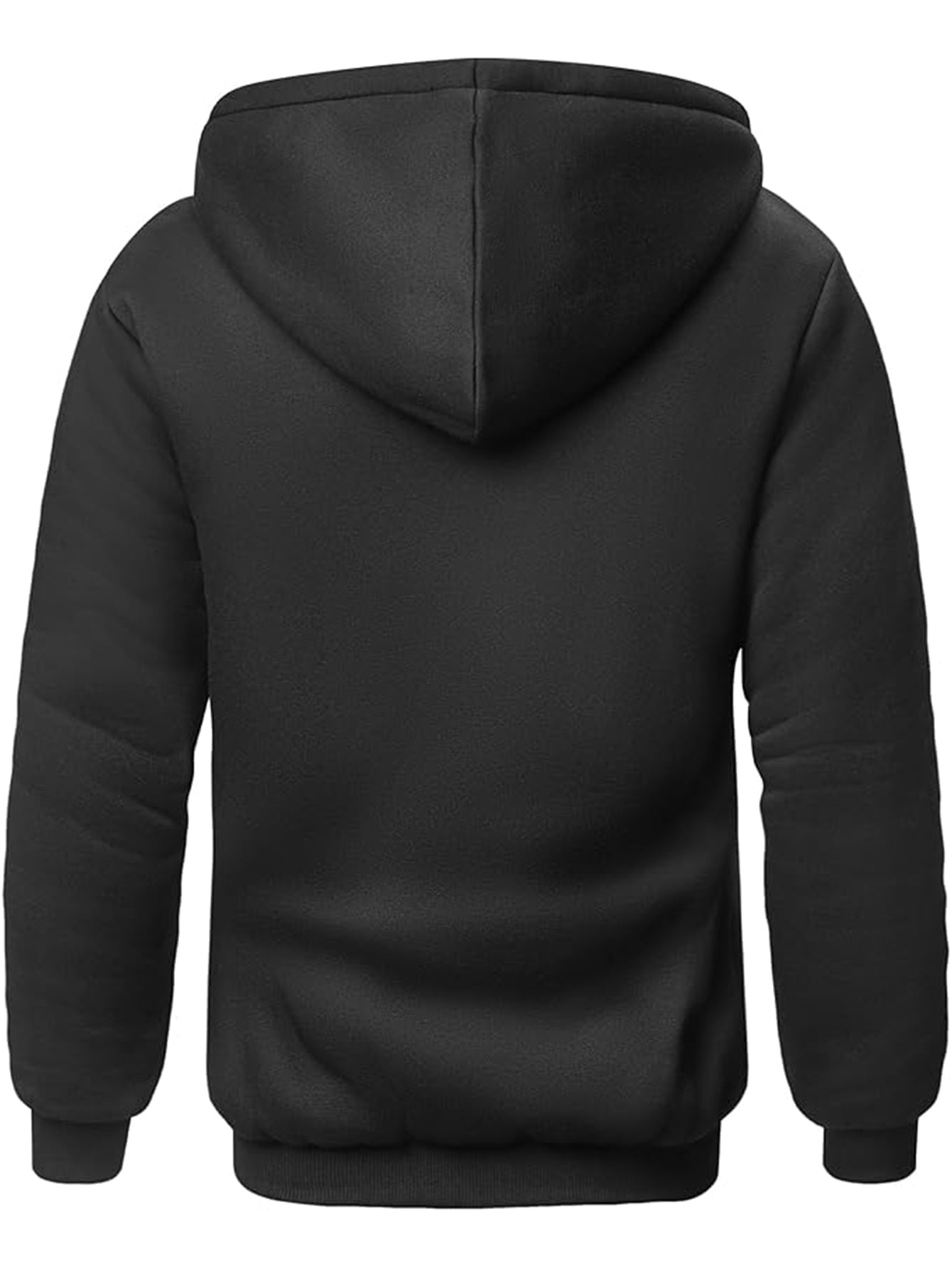 Fleece Full Zip Up Hooded Winter Jacket