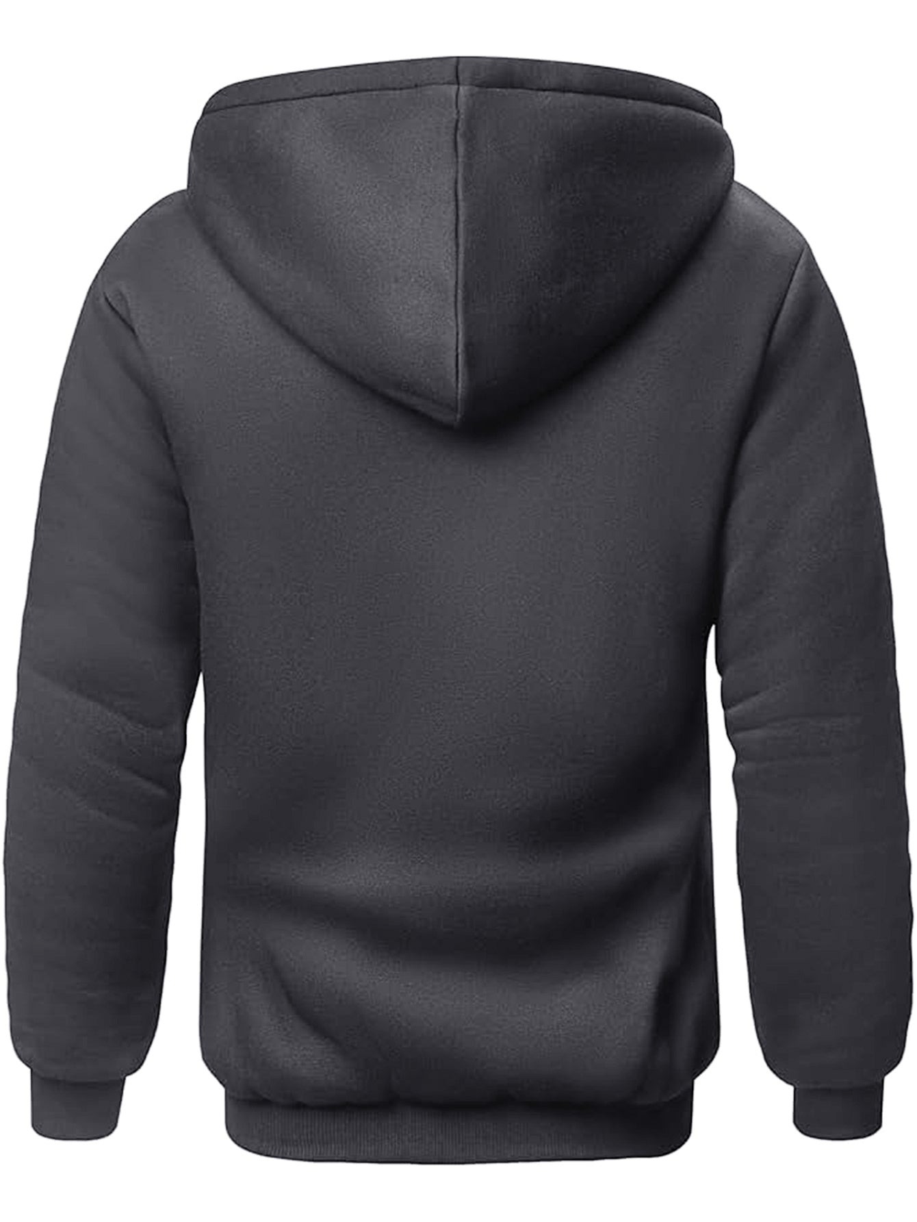 Fleece Full Zip Up Hooded Winter Jacket