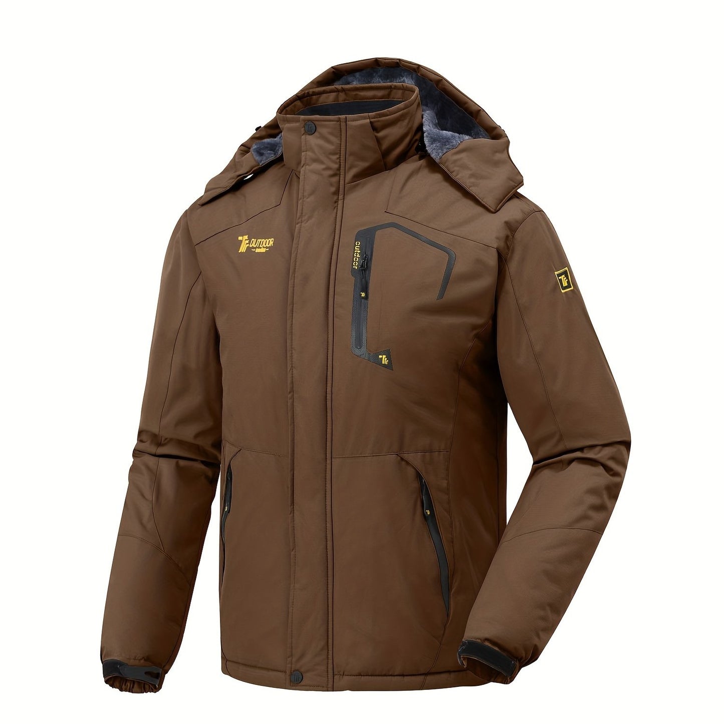 Men's Waterproof Fleece Winter Coat