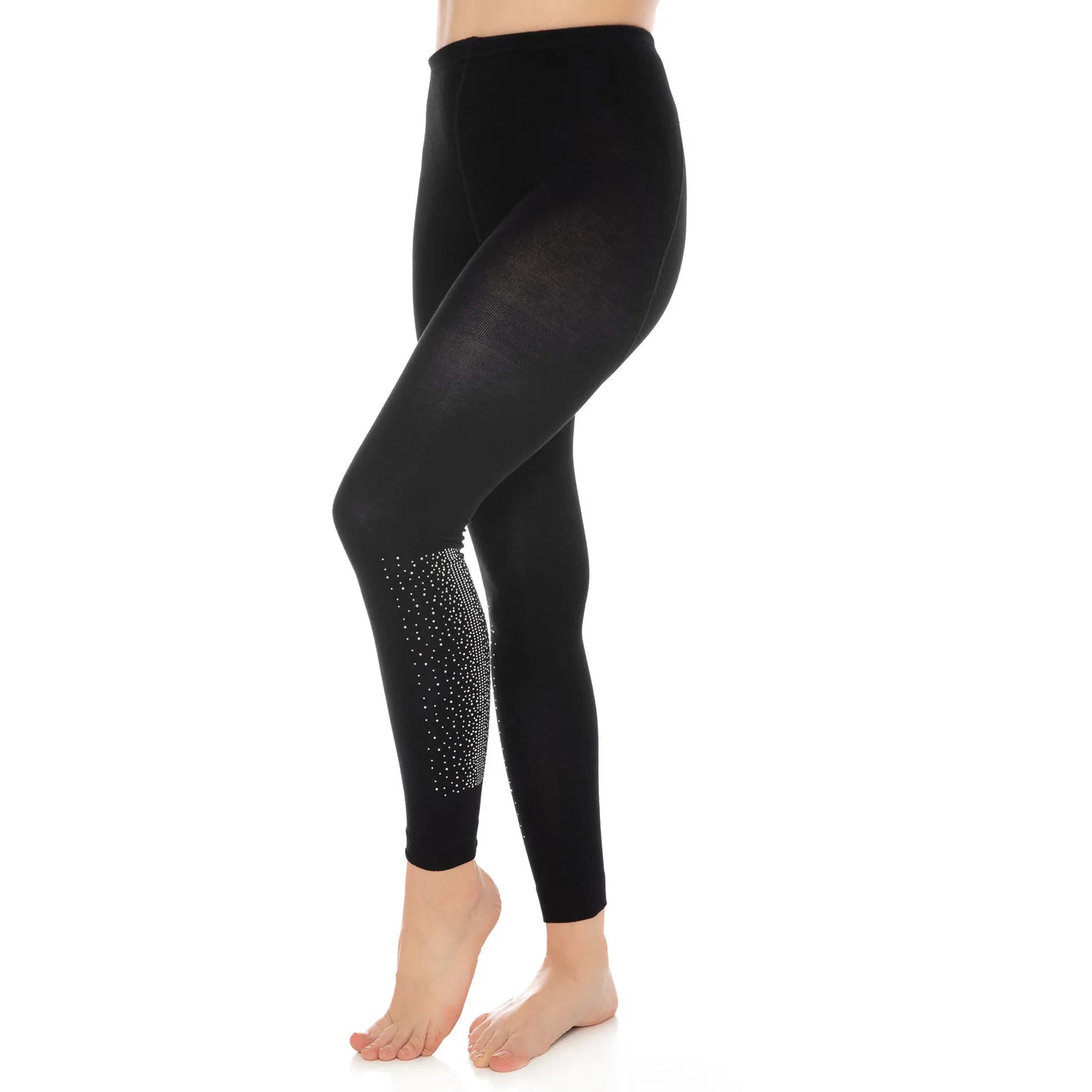 Bamboo Leggings for Women Soft Stretchy Full Length Tight with Fancy Accessories