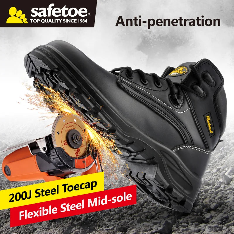 Safetoe Mens Work Safety Shoes Anti-Static