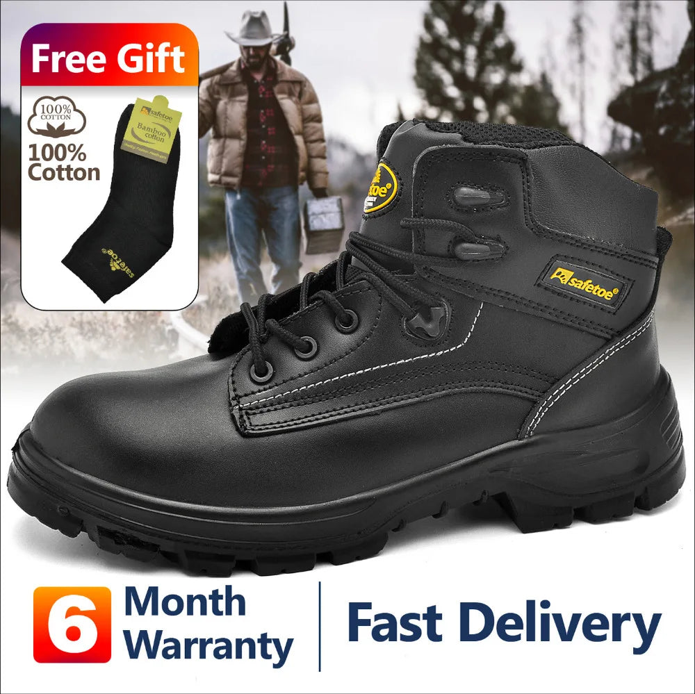 Safetoe Mens Work Safety Shoes Anti-Static