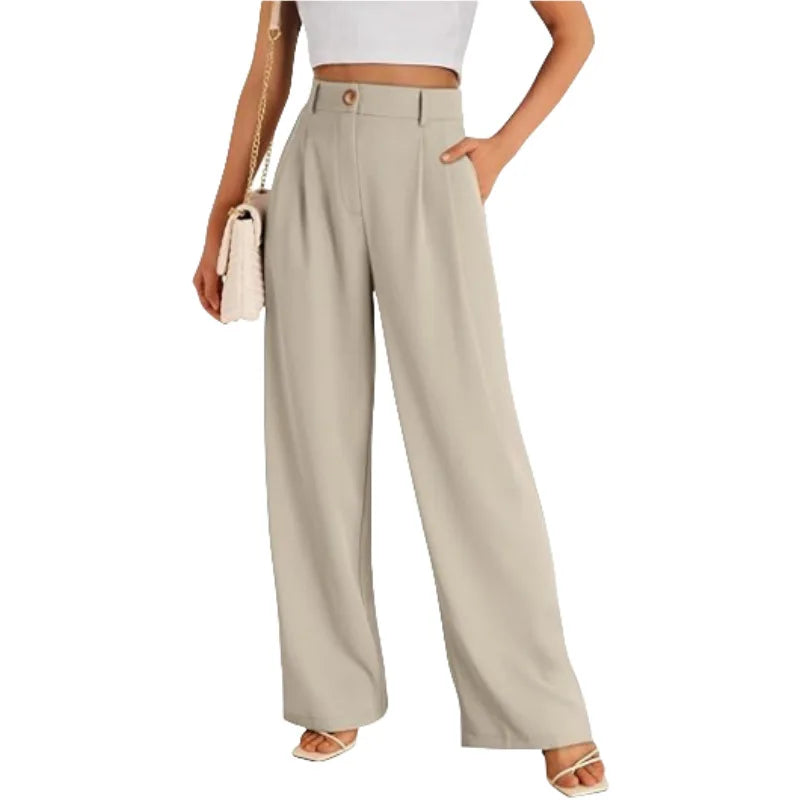 New Women Loose Wide Leg Pants