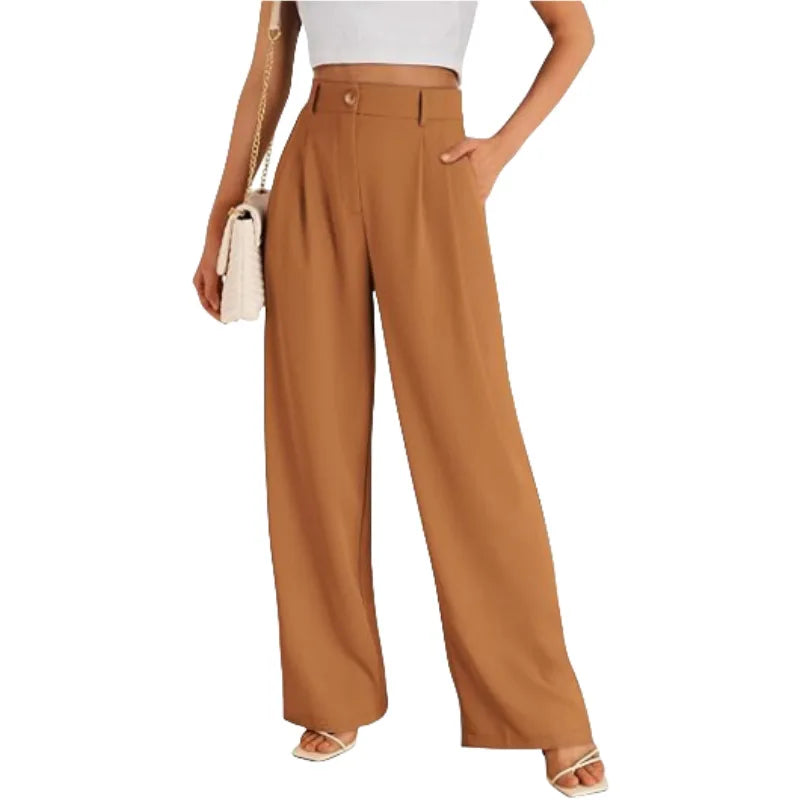 New Women Loose Wide Leg Pants