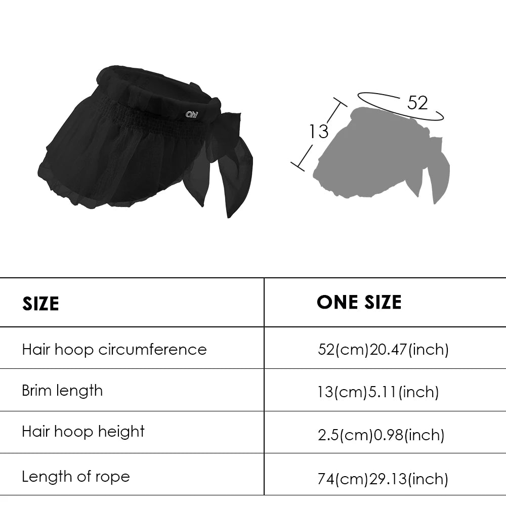 OhSunny Womens Sun Visor Hat Wide Brim Caps