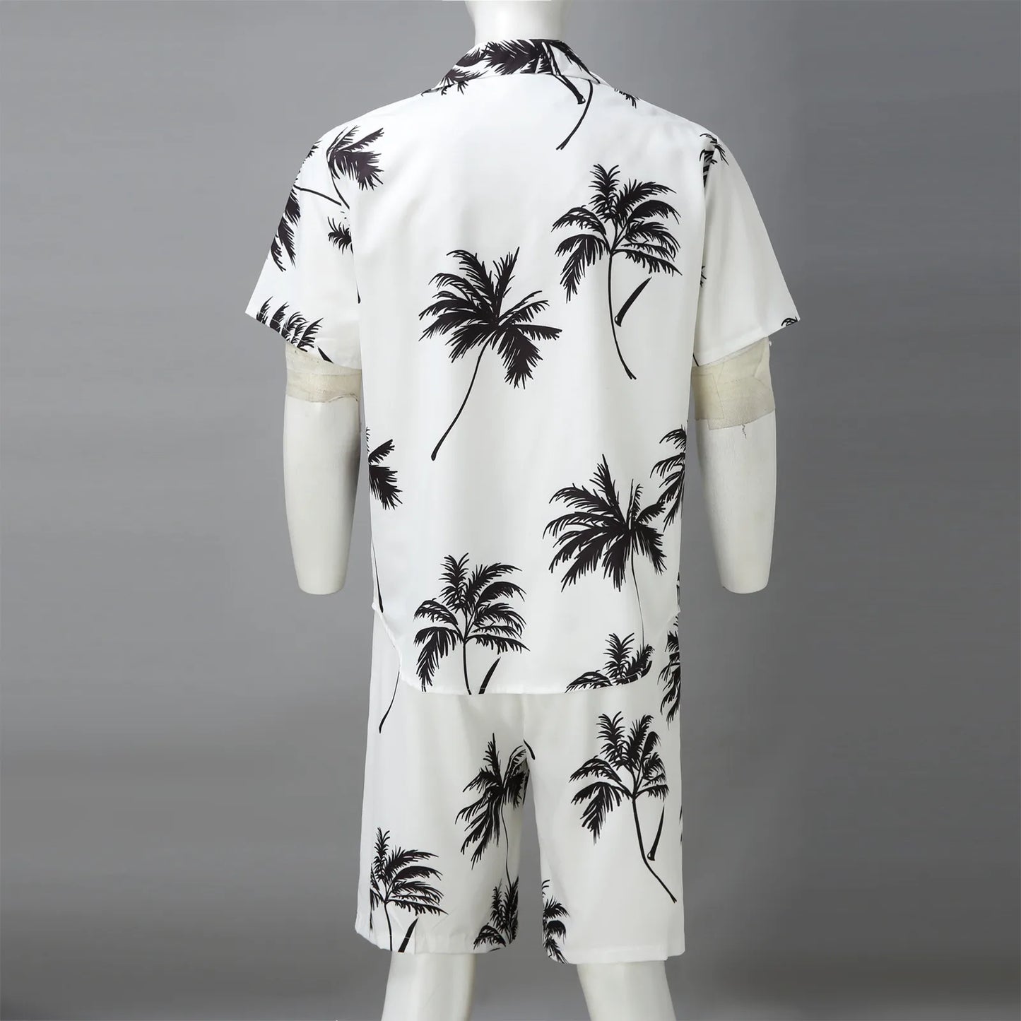 Summer Hawaii Trend Print Sets Men Hawaii Shorts Shirt