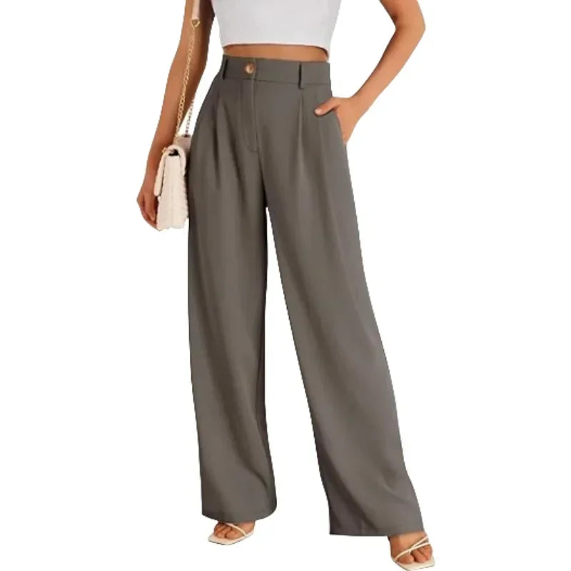 New Women Loose Wide Leg Pants