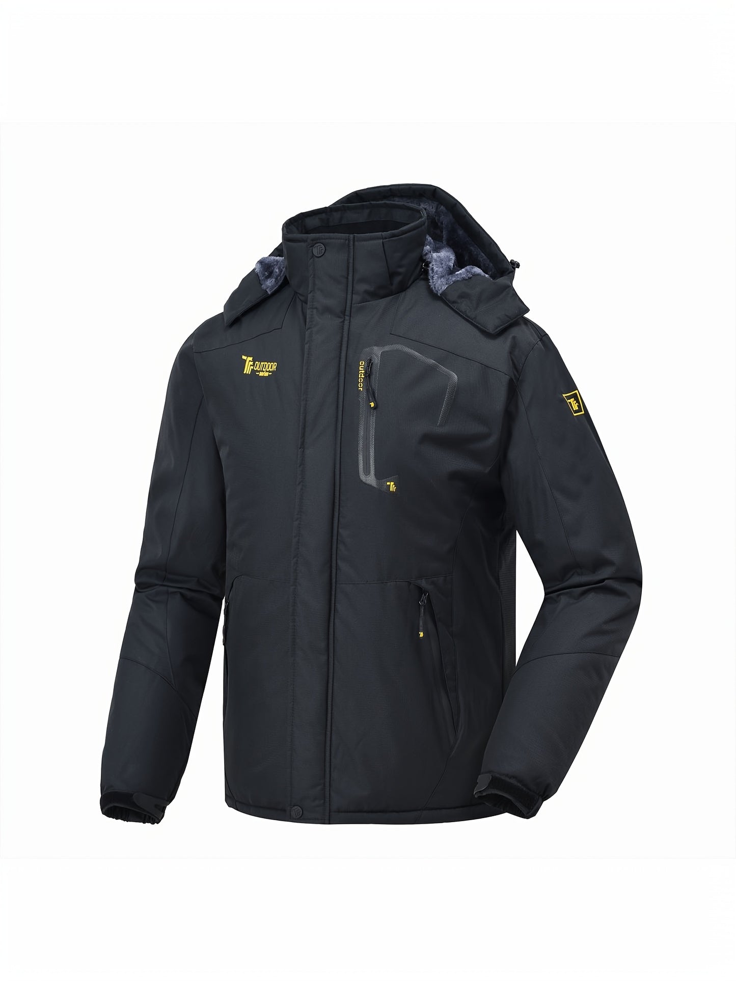 Men's Waterproof Fleece Winter Coat