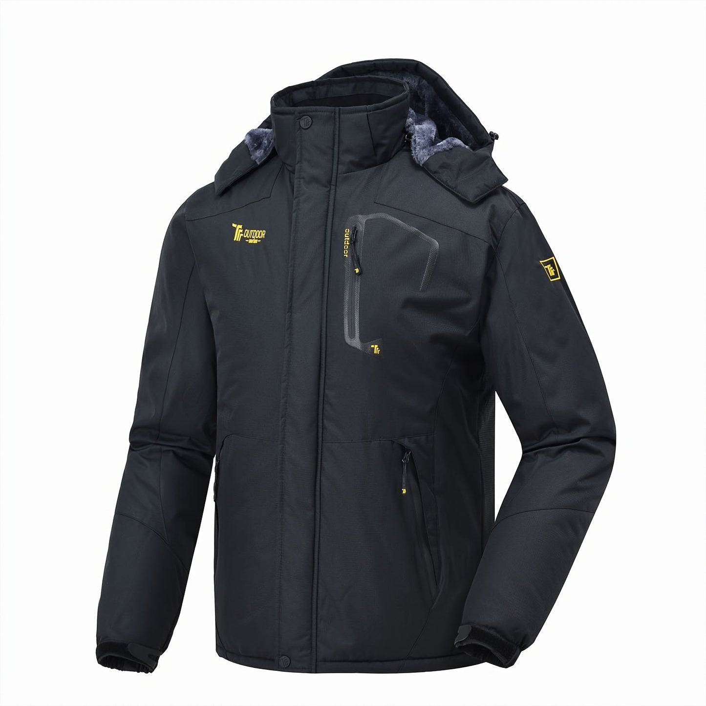 Men's Waterproof Fleece Winter Coat