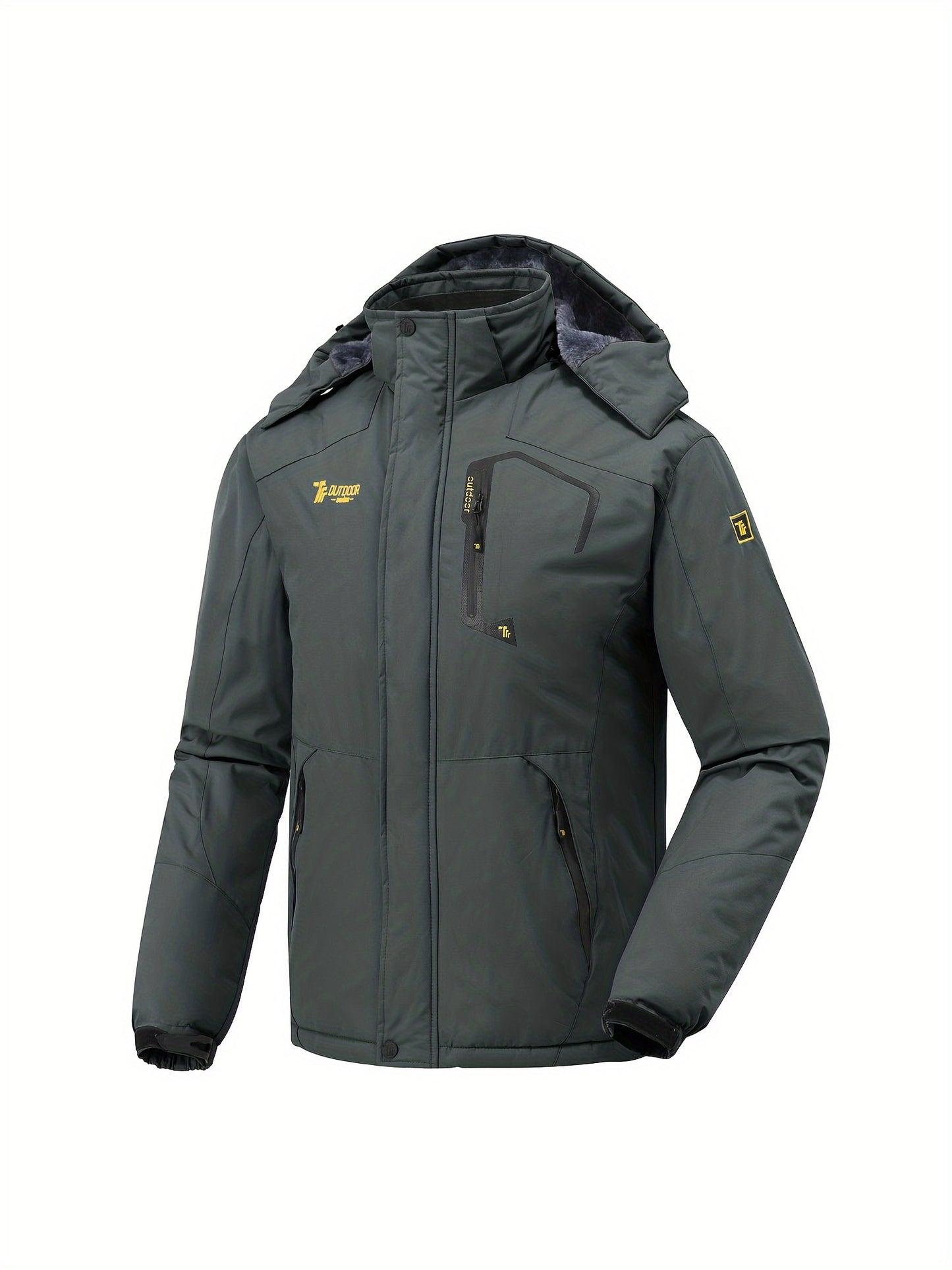 Men's Waterproof Fleece Winter Coat